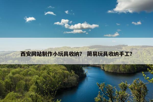 西安网站制作小玩具收纳？ 简易玩具收纳手工？-第1张图片-冷动云