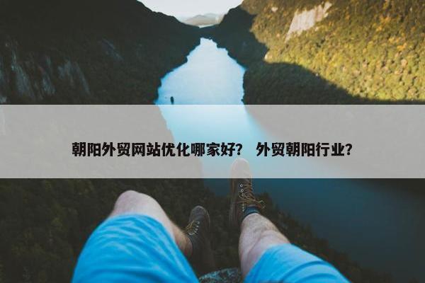 朝阳外贸网站优化哪家好？ 外贸朝阳行业？-第1张图片-冷动云