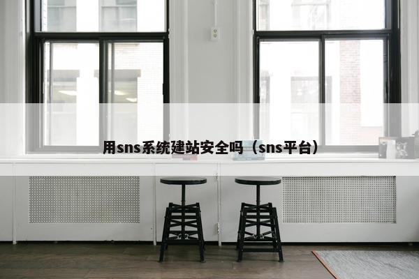 用sns系统建站安全吗（sns平台）-第1张图片-冷动云