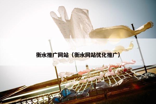 衡水推广网站（衡水网站优化推广）-第1张图片-冷动云