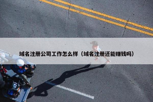 域名注册公司工作怎么样（域名注册还能赚钱吗）-第1张图片-冷动云