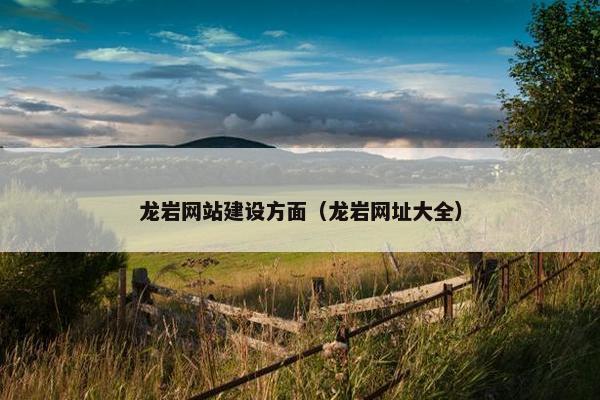 龙岩网站建设方面（龙岩网址大全）-第1张图片-冷动云