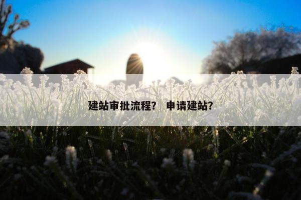 建站审批流程？ 申请建站？-第1张图片-冷动云