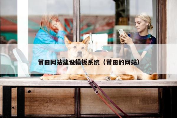 莆田网站建设模板系统（莆田的网站）-第1张图片-冷动云
