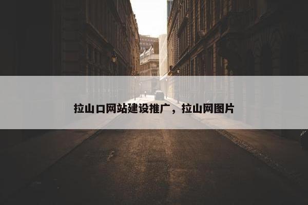 拉山口网站建设推广，拉山网图片-第1张图片-冷动云