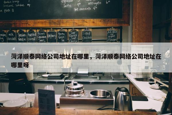 菏泽顺泰网络公司地址在哪里，菏泽顺泰网络公司地址在哪里呀-第1张图片-冷动云