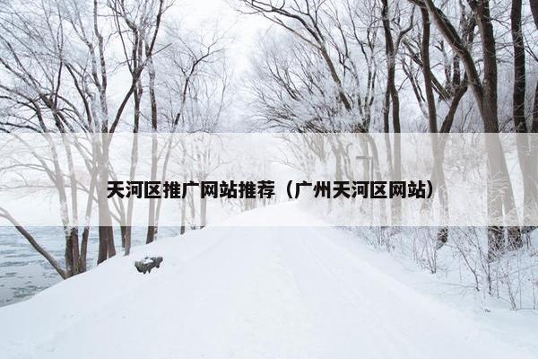 天河区推广网站推荐（广州天河区网站）-第1张图片-冷动云