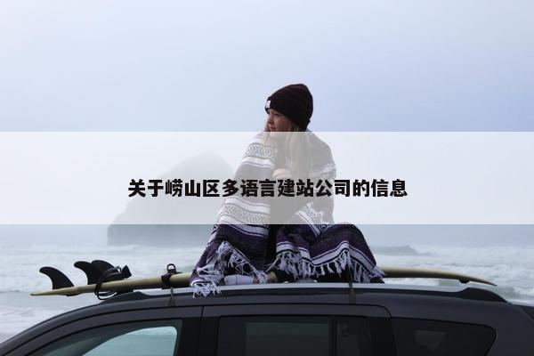 关于崂山区多语言建站公司的信息-第1张图片-冷动云