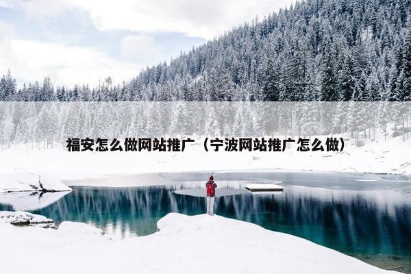 福安怎么做网站推广（宁波网站推广怎么做）-第1张图片-冷动云