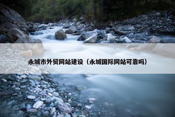 永城市外贸网站建设（永城国际网站可靠吗）-第1张图片-冷动云