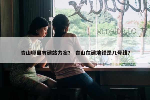 青山哪里有建站方案？ 青山在建地铁是几号线？-第1张图片-冷动云