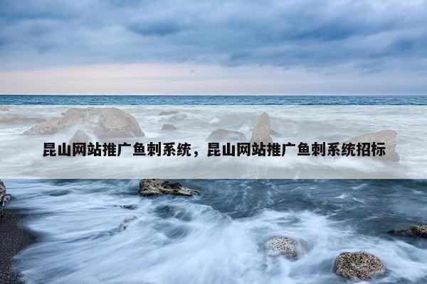 昆山网站推广鱼刺系统，昆山网站推广鱼刺系统招标-第1张图片-冷动云
