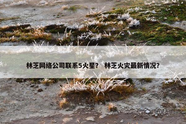 林芝网络公司联系5火星？ 林芝火灾最新情况？-第1张图片-冷动云