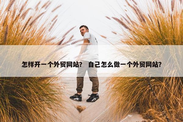怎样开一个外贸网站？ 自己怎么做一个外贸网站？-第1张图片-冷动云