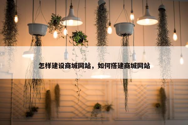 怎样建设商城网站，如何搭建商城网站-第1张图片-冷动云