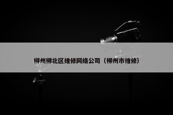 柳州柳北区维修网络公司（柳州市维修）-第1张图片-冷动云