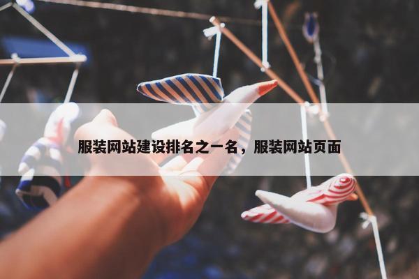服装网站建设排名之一名，服装网站页面-第1张图片-冷动云