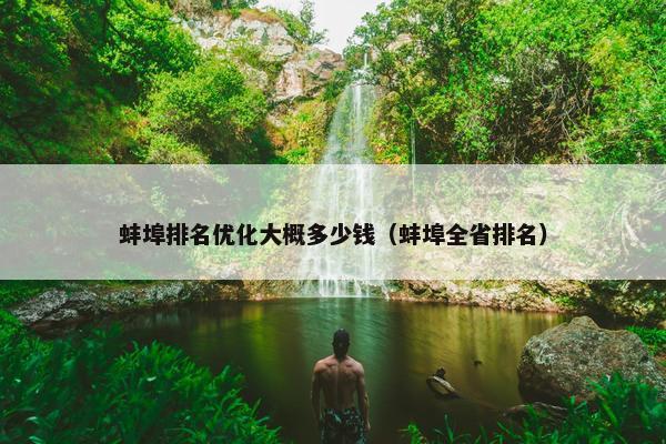 蚌埠排名优化大概多少钱（蚌埠全省排名）-第1张图片-冷动云