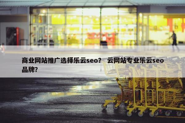 商业网站推广选择乐云seo？ 云网站专业乐云seo品牌？-第1张图片-冷动云