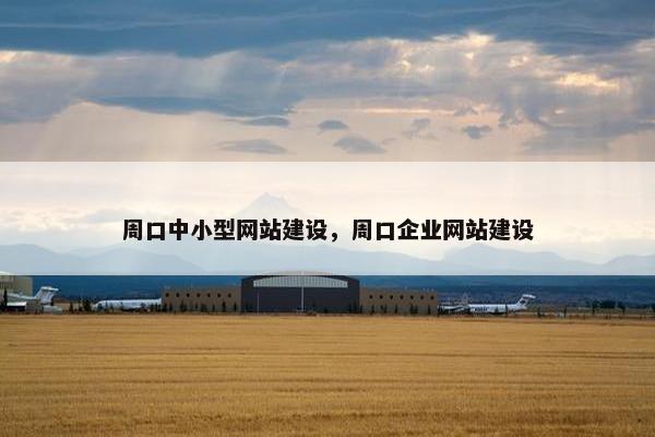 周口中小型网站建设，周口企业网站建设-第1张图片-冷动云
