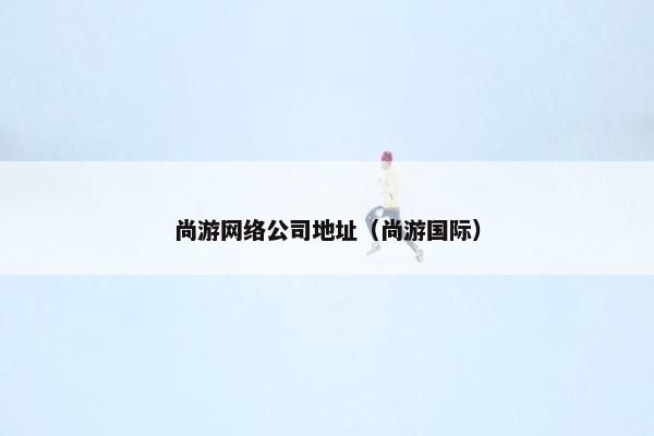 尚游网络公司地址（尚游国际）-第1张图片-冷动云