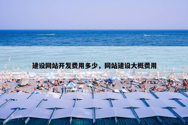 建设网站开发费用多少，网站建设大概费用-第1张图片-冷动云