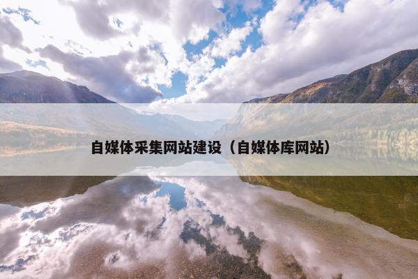 自媒体采集网站建设（自媒体库网站）-第1张图片-冷动云