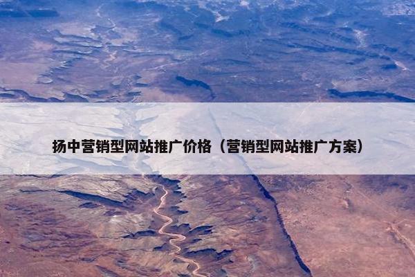 扬中营销型网站推广价格（营销型网站推广方案）-第1张图片-冷动云