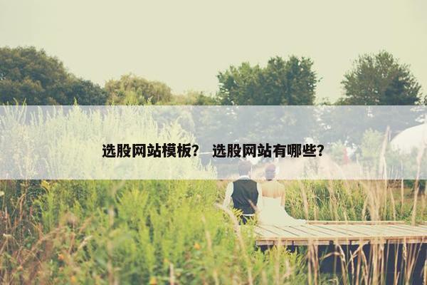 选股网站模板？ 选股网站有哪些？-第1张图片-冷动云