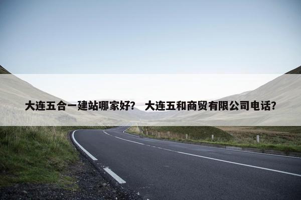 大连五合一建站哪家好？ 大连五和商贸有限公司电话？-第1张图片-冷动云