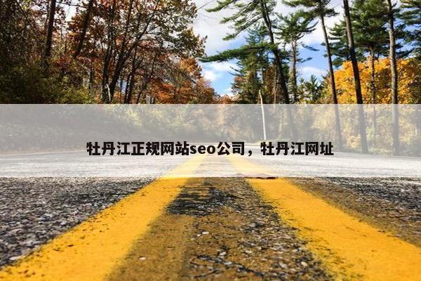 牡丹江正规网站seo公司，牡丹江网址-第1张图片-冷动云