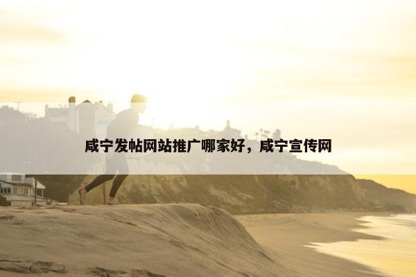 咸宁发帖网站推广哪家好，咸宁宣传网-第1张图片-冷动云