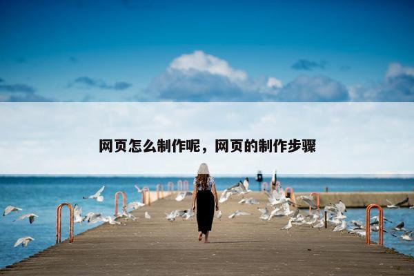 网页怎么制作呢，网页的制作步骤-第1张图片-冷动云