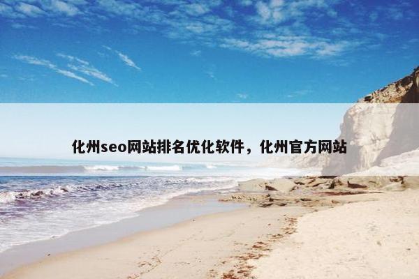 化州seo网站排名优化软件，化州官方网站-第1张图片-冷动云