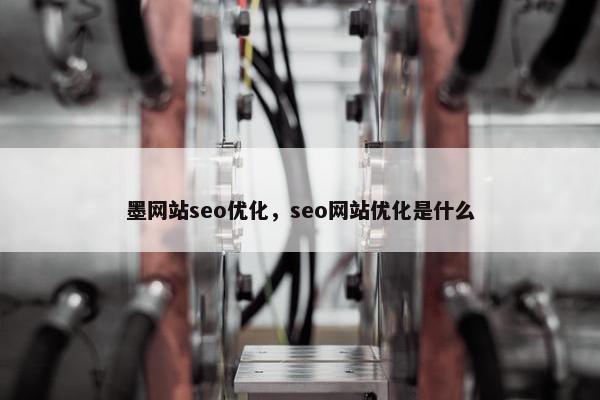 墨网站seo优化，seo网站优化是什么-第1张图片-冷动云