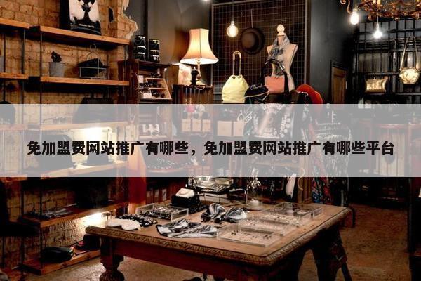 免加盟费网站推广有哪些，免加盟费网站推广有哪些平台-第1张图片-冷动云