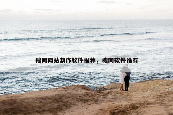 搜同网站制作软件推荐，搜同软件谁有-第1张图片-冷动云