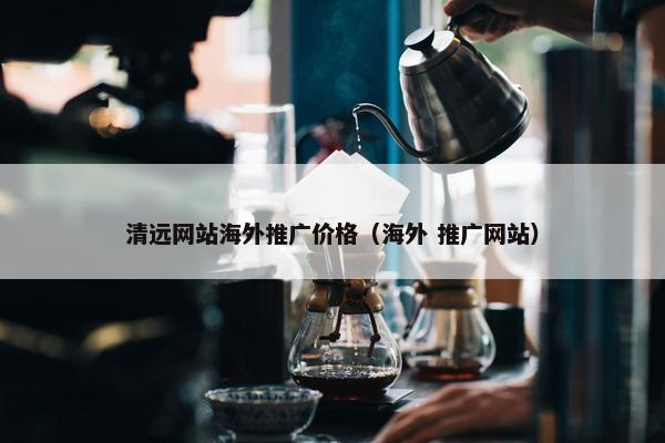 清远网站海外推广价格（海外 推广网站）-第1张图片-冷动云