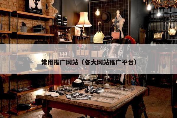 常用推广网站（各大网站推广平台）-第1张图片-冷动云