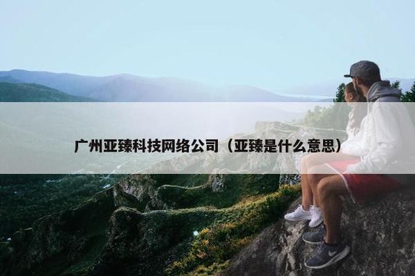 广州亚臻科技网络公司（亚臻是什么意思）-第1张图片-冷动云
