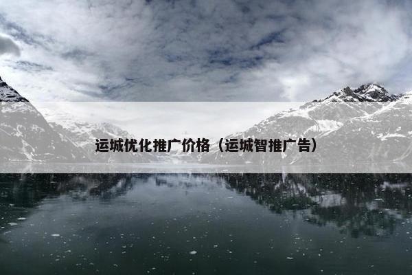 运城优化推广价格（运城智推广告）-第1张图片-冷动云