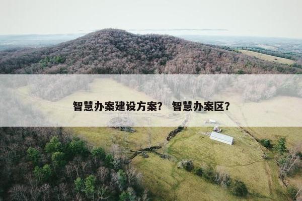 智慧办案建设方案？ 智慧办案区？-第1张图片-冷动云