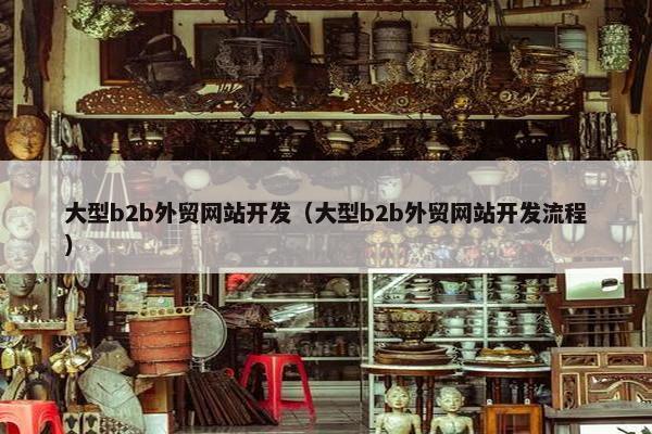 大型b2b外贸网站开发（大型b2b外贸网站开发流程）-第1张图片-冷动云