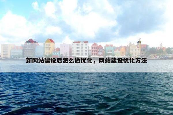 新网站建设后怎么做优化，网站建设优化方法-第1张图片-冷动云