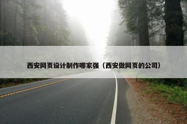 西安网页设计制作哪家强（西安做网页的公司）-第1张图片-冷动云