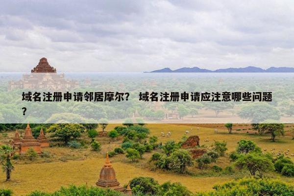 域名注册申请邻居摩尔？ 域名注册申请应注意哪些问题？-第1张图片-冷动云