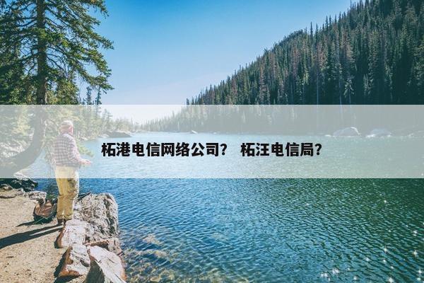 柘港电信网络公司？ 柘汪电信局？-第1张图片-冷动云