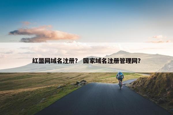 红盟网域名注册？ 国家域名注册管理网？-第1张图片-冷动云