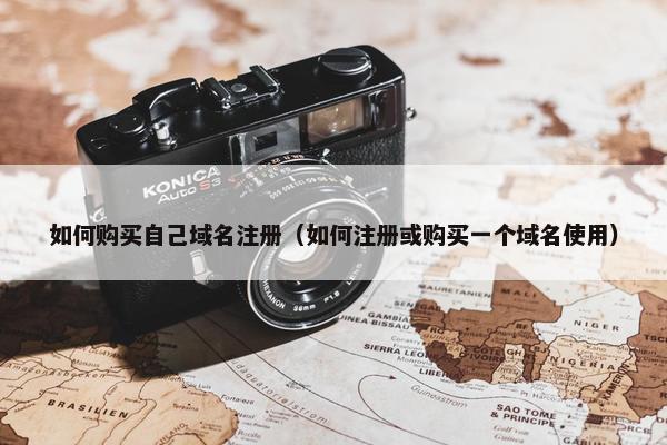 如何购买自己域名注册（如何注册或购买一个域名使用）-第1张图片-冷动云
