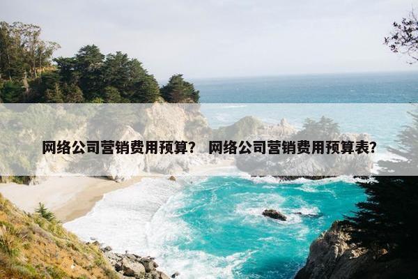 网络公司营销费用预算？ 网络公司营销费用预算表？-第1张图片-冷动云